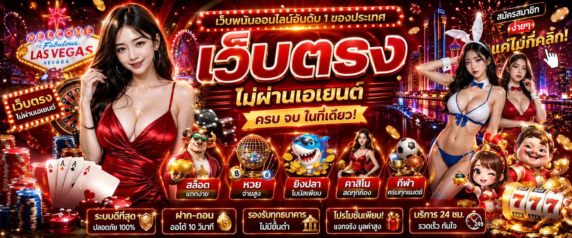 รวมค่ายเกมสล็อตและคาสิโนสดยอดนิยมของ VEGASXUSA